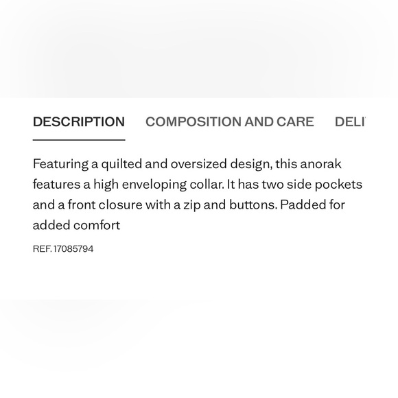 New Mango oversized quilted anorak jacket - Picture 6 of 11